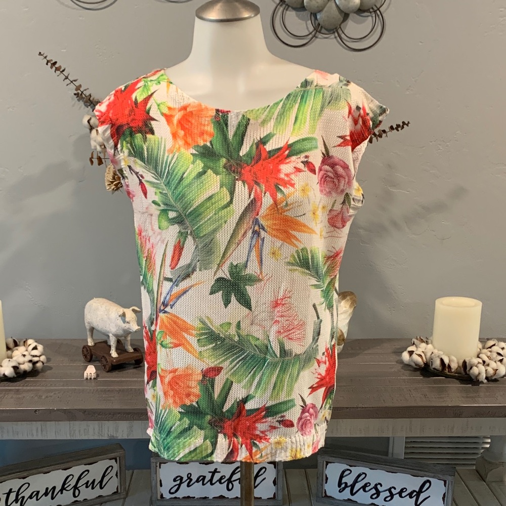 Vibrant Floral Women's Sweater